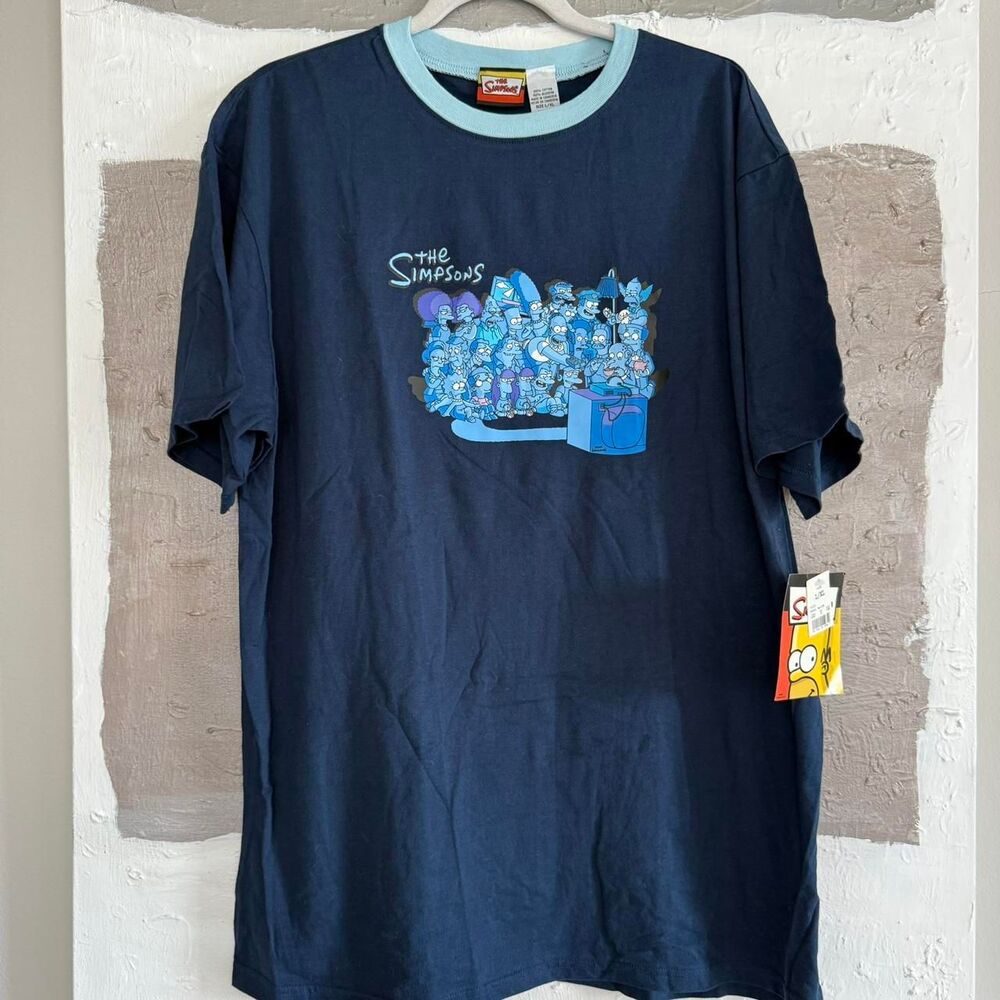 Vintage 2005 the Simpsons ringer NWT promo shirt